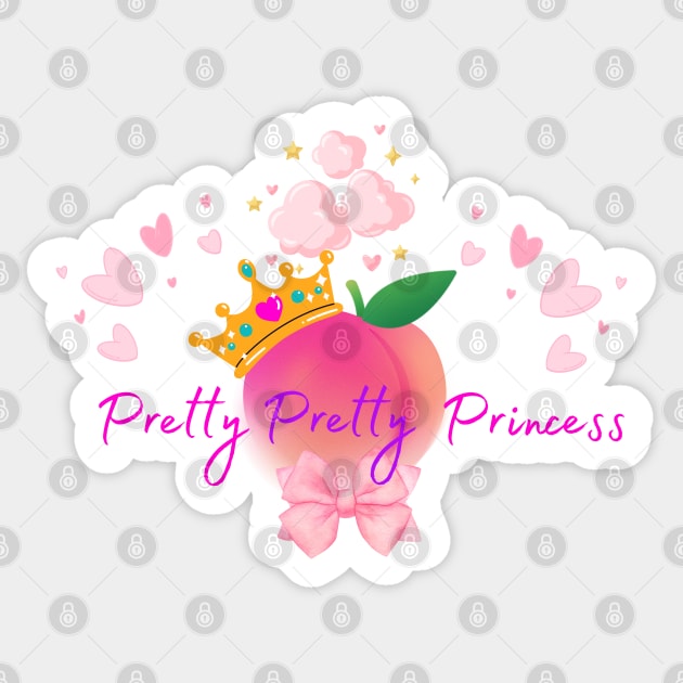 Pretty Pretty Princess Sticker by AlmostMaybeNever
